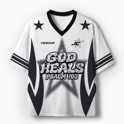 God Heals Christian Mesh Jersey