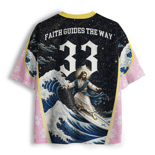 Faith guides the way  Christian Mesh Jersey
