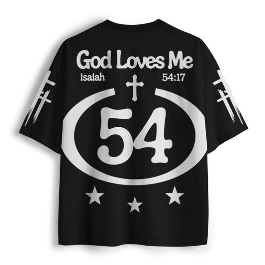 No Weapon Formed Against Me Christian Mesh Jersey