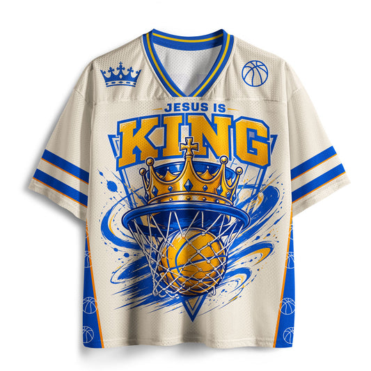 Jesus Is King Christian Mesh Jersey