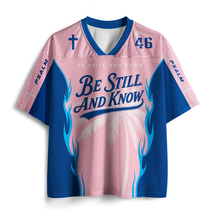 Be Still And Know Christian Mesh Jersey
