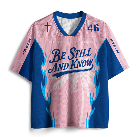 Be Still And Know Christian Mesh Jersey