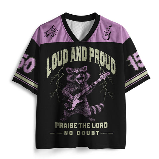 Loud And Proud Praise The Lord  Christian Mesh Jersey