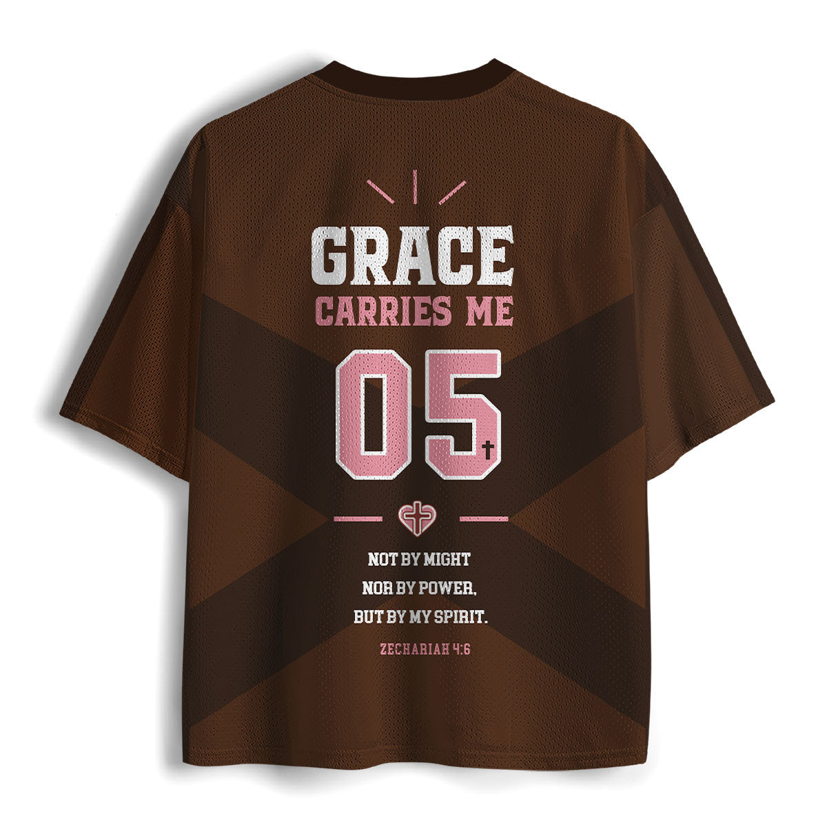 Serve Him With All Your Heart  Christian Mesh Jersey
