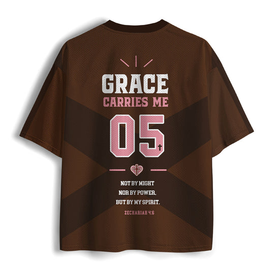 Serve Him With All Your Heart  Christian Mesh Jersey