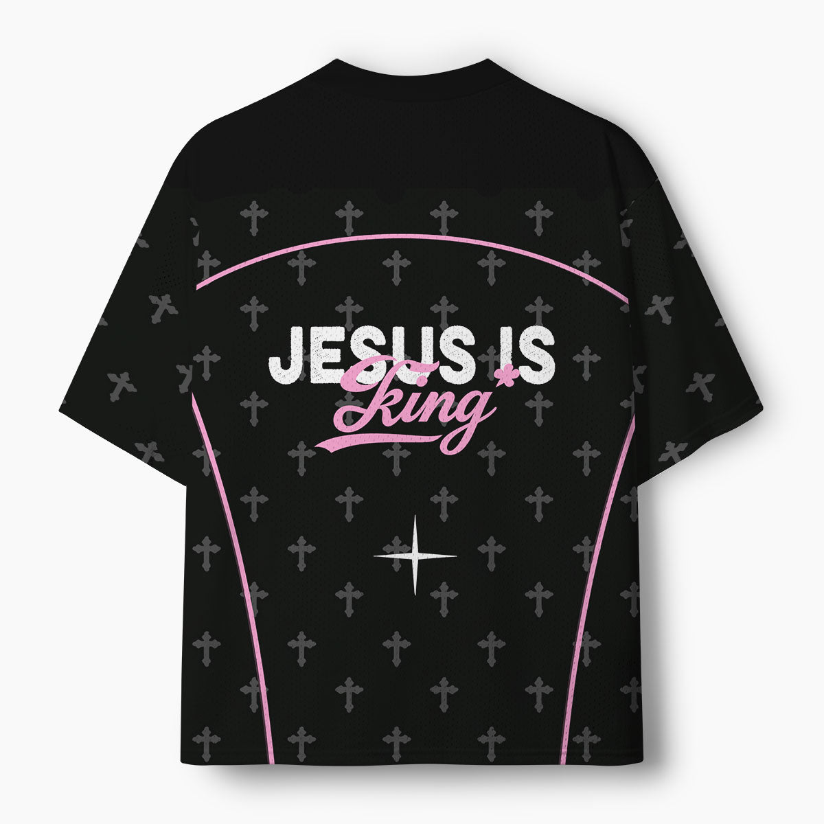 Jesus Is King Christian Mesh Jersey