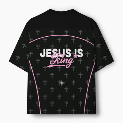 Jesus Is King Christian Mesh Jersey