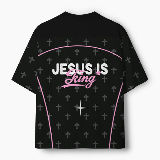Jesus Is King Christian Mesh Jersey