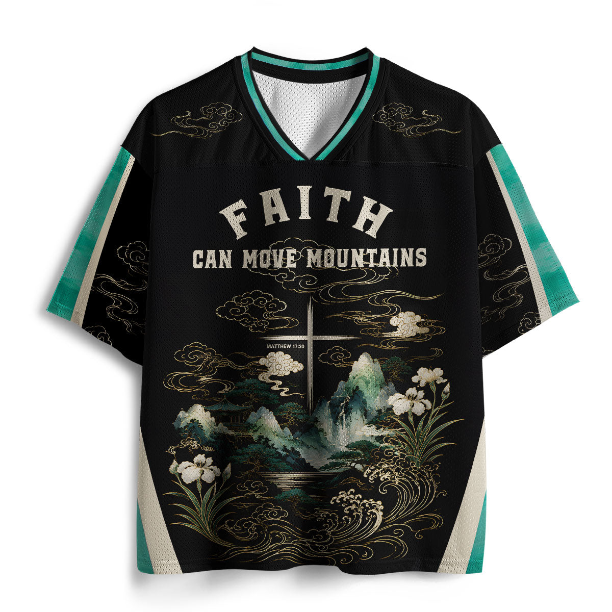 Faith Can Move Mountains Christian Mesh Jersey