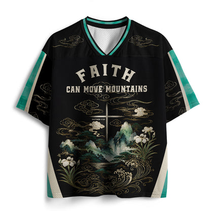 Faith Can Move Mountains Christian Mesh Jersey