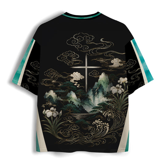 Faith Can Move Mountains Christian Mesh Jersey