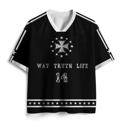 Way Truth Life Christian Mesh Jersey