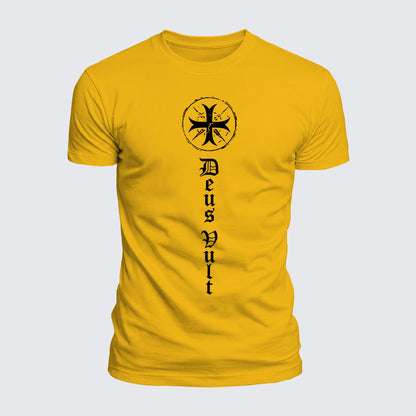 Luxe Mercerized Cotton Tee - Deus Vult