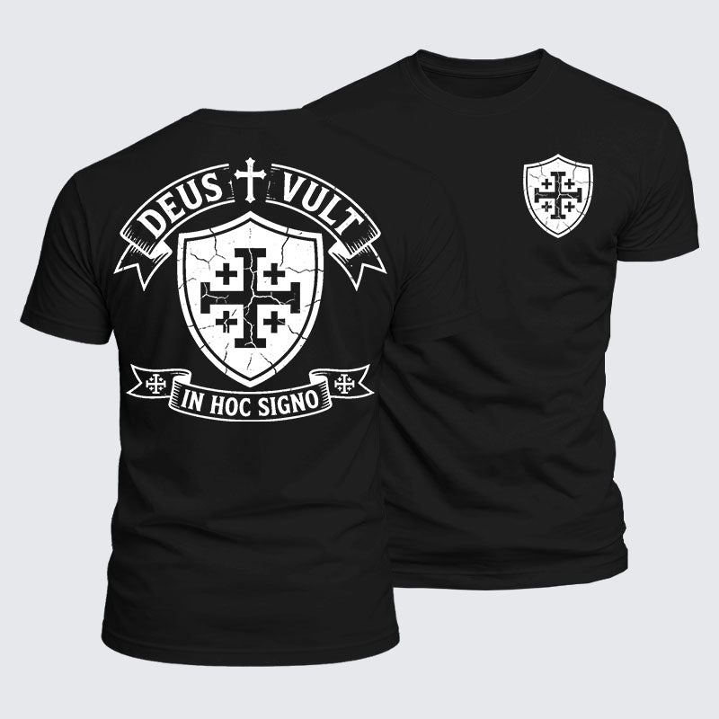 Luxe Mercerized Cotton Tee - Deus Vult