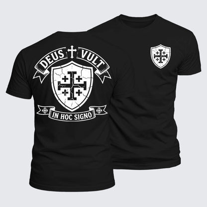 Luxe Mercerized Cotton Tee - Deus Vult