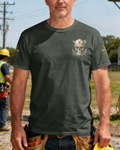 Storms Don't Scare Me God Made Me A Lineman T-Shirt
