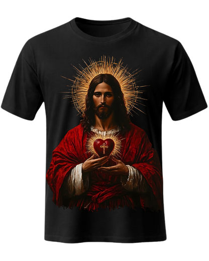 Jesus Sacred Heart Vintage Tee