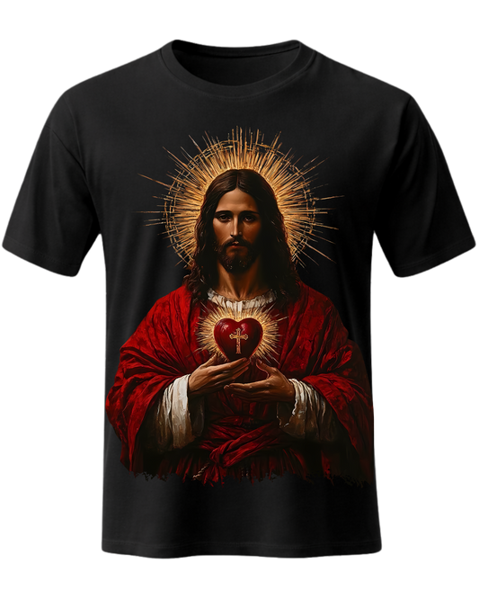 Jesus Sacred Heart Vintage Tee