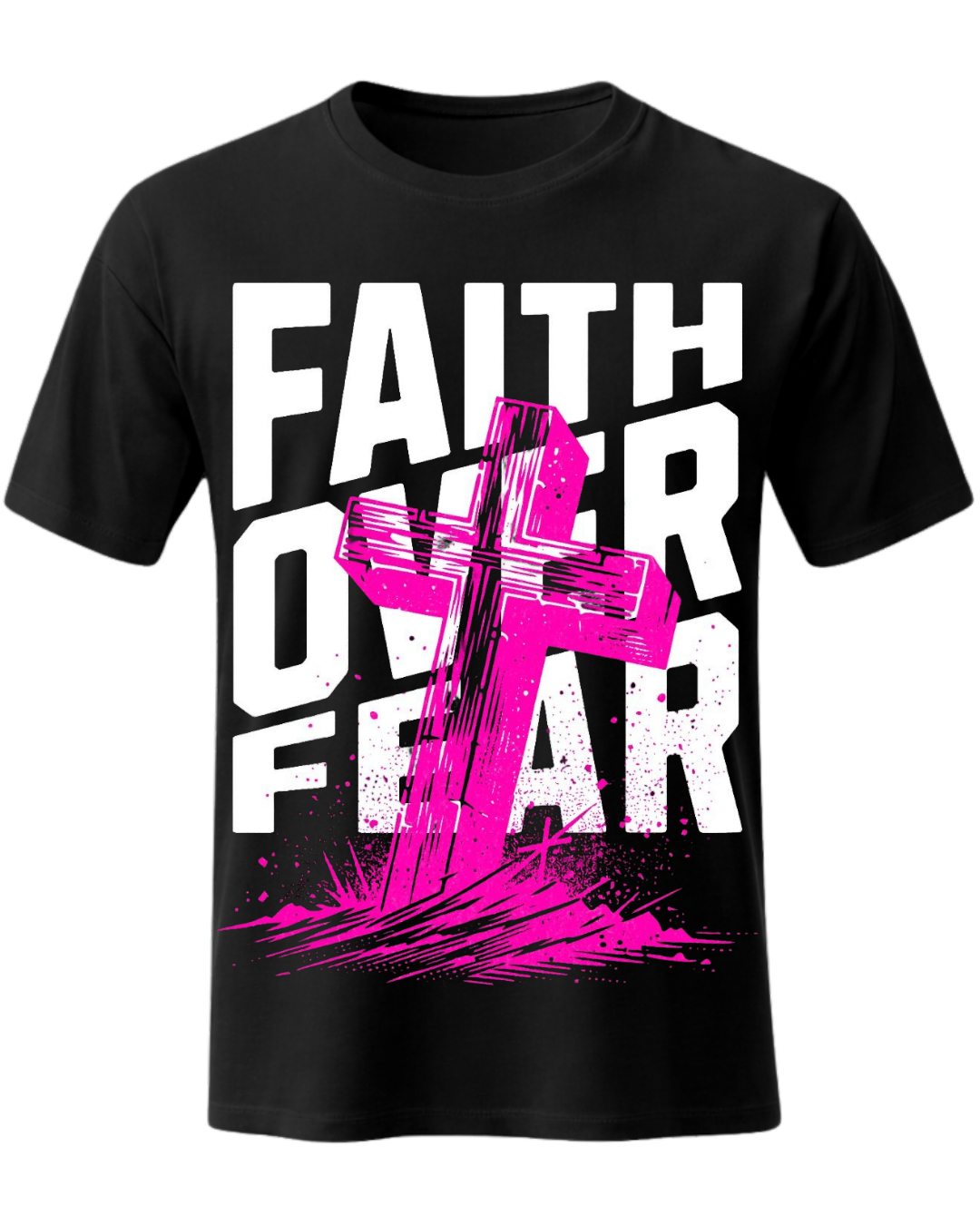 Faith over Fear, Christian T-Shirt