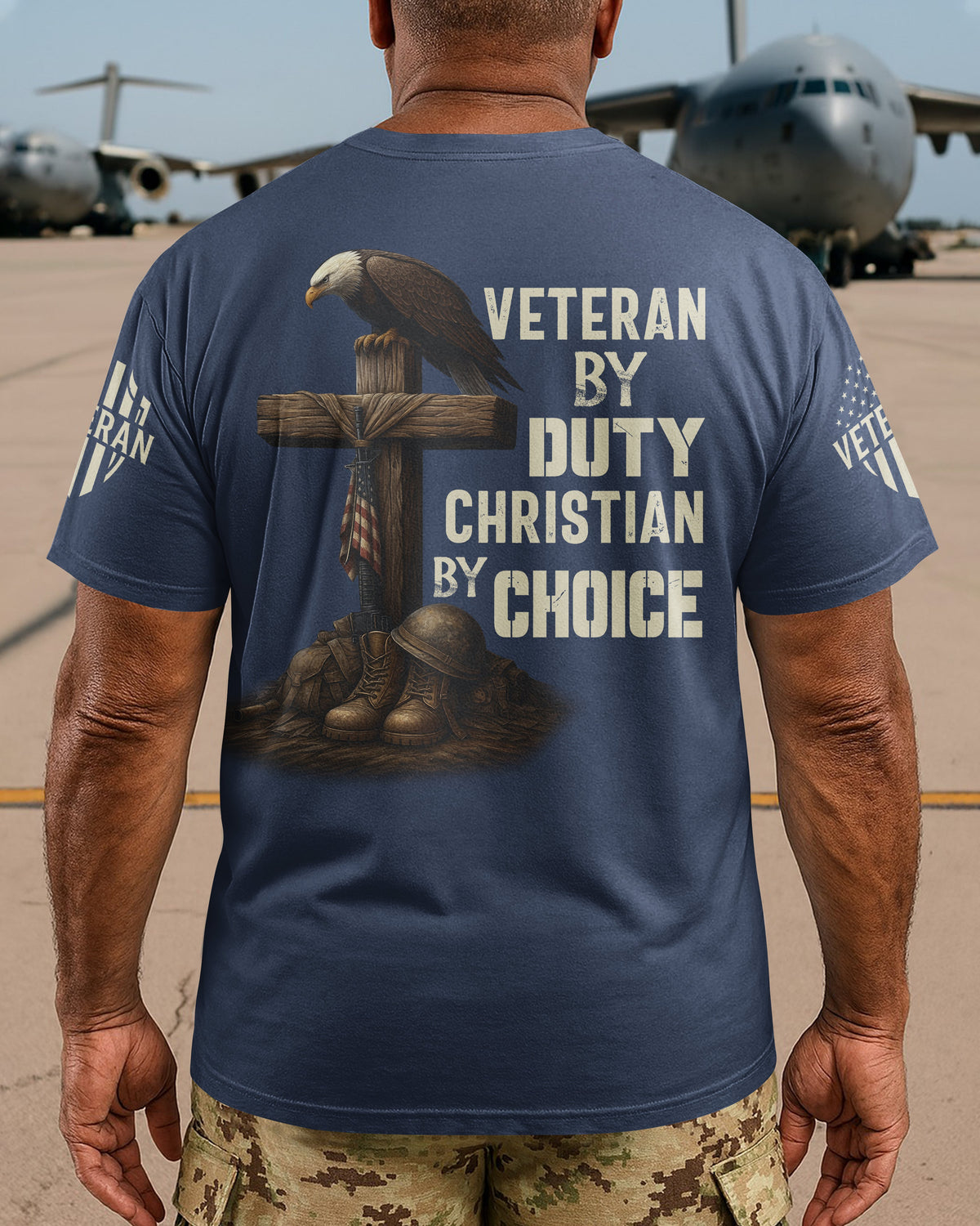 Veteran By Duty All Over Print T-Shirt