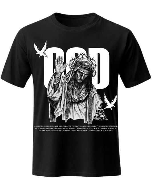 Christian Jesus God Graphic Tee Shirt