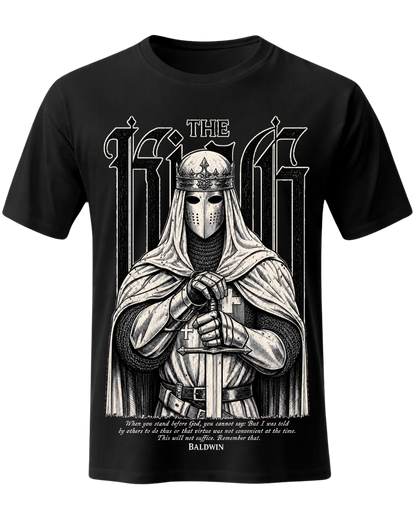 Baldwin IV “The Leper King” Vintage Unisex T-Shirt | Crusader King of Jerusalem Tee
