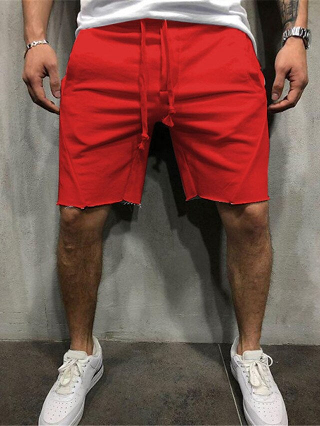 Manlyflex™ Loose Plain Elastic Waist Shorts