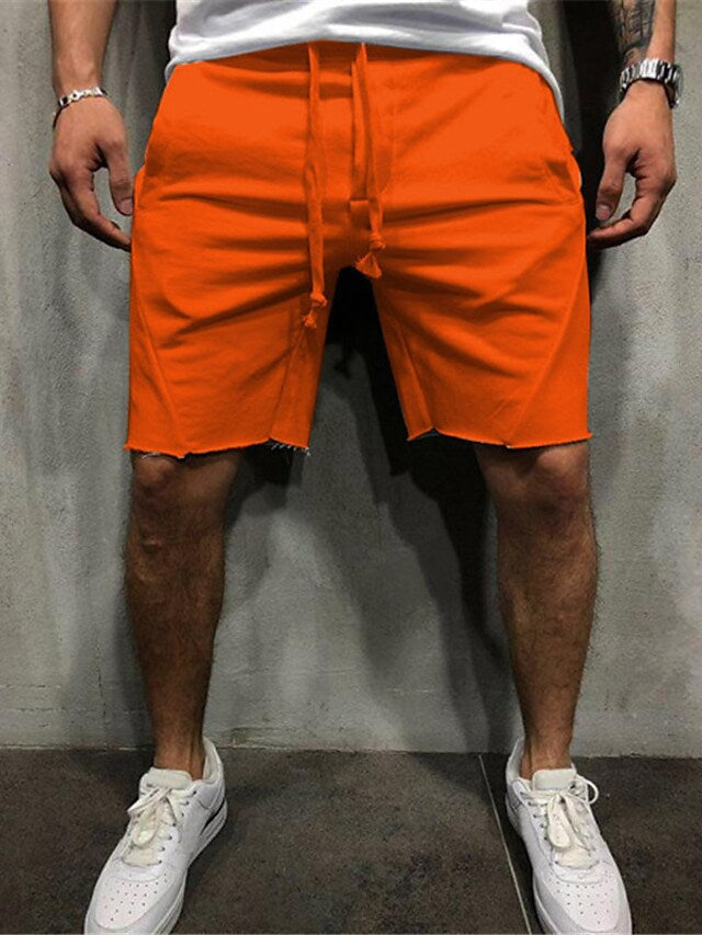 Manlyflex™ Loose Plain Elastic Waist Shorts
