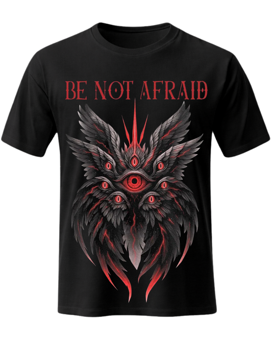Be Not Afraid Seraphim Angel Vintage Unisex Tee - Christian Faith