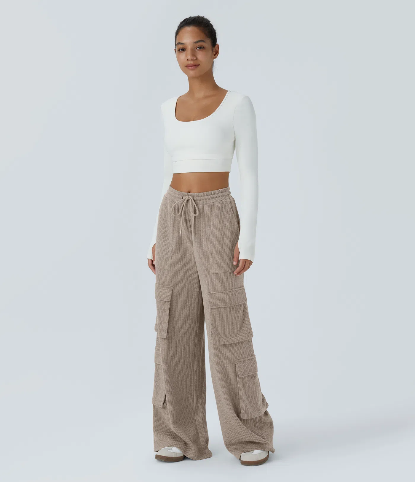 Women's Wide Leg Cargo Pants