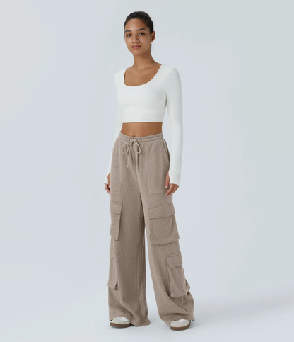 Women's Wide Leg Cargo Pants