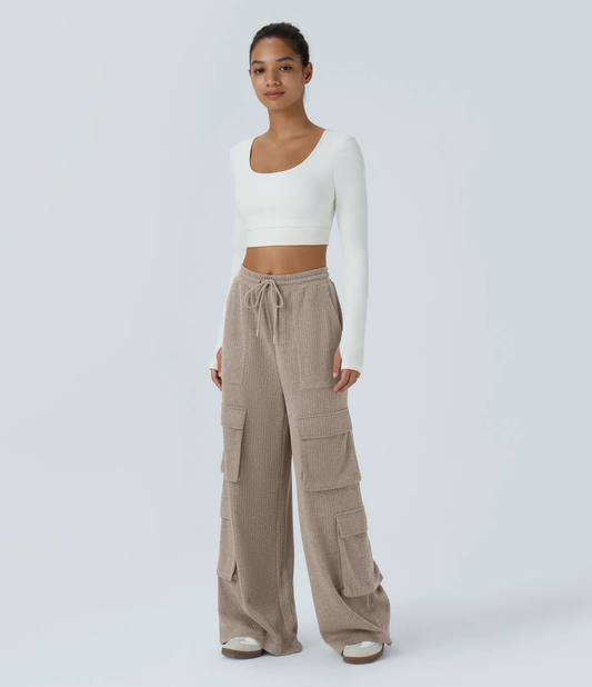 Women's Wide Leg Cargo Pants