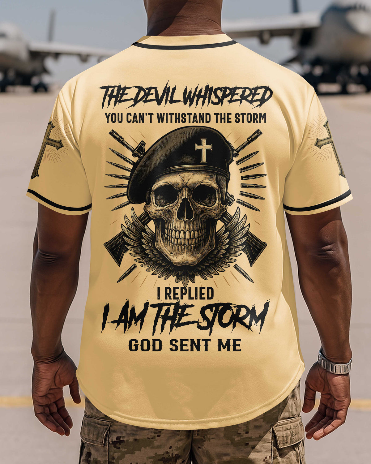 The Devil Whispered You Can't Withstand The Storm Jersey