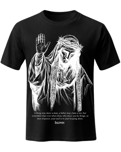 King Baldwin IV Crusader Quote Graphic T-Shirt