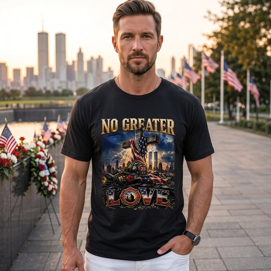 9/11 25th Anniversary Christian Shirt, No Greater Love Christian Shirt