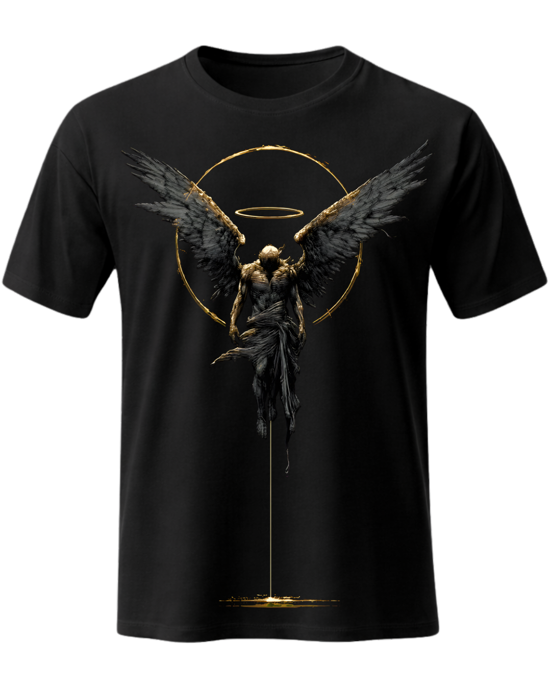 Fallen Angel Dark Gothic Graphic T-Shirt