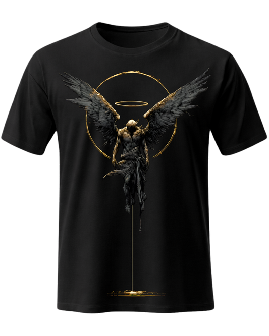 Fallen Angel Dark Gothic Graphic T-Shirt