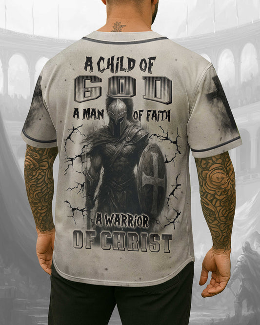 A Child Of God A Man Of Faith A Warrior Of Christ T-Shirt
