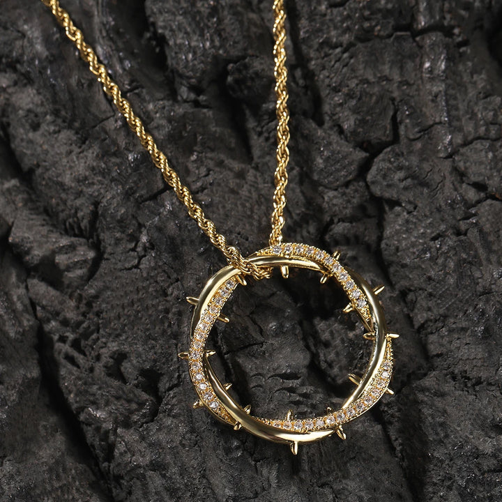 Crown of Thorns Necklace and Pendant
