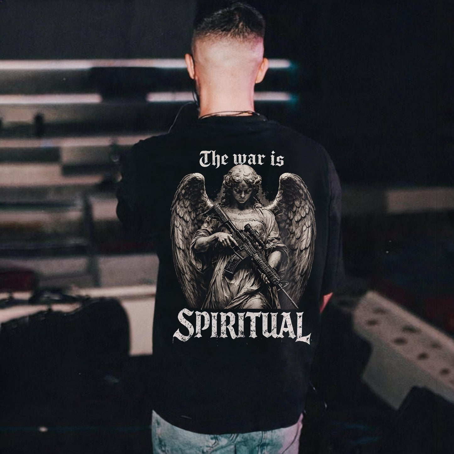 The War Is Spiritual Printed Men's T-shirt