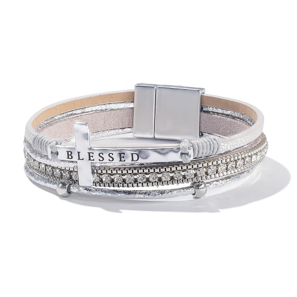 Handwoven Western-style Cross Bracelet