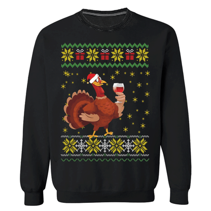 Unisex Thanksgiving Turkey Ugly Christmas Sweater