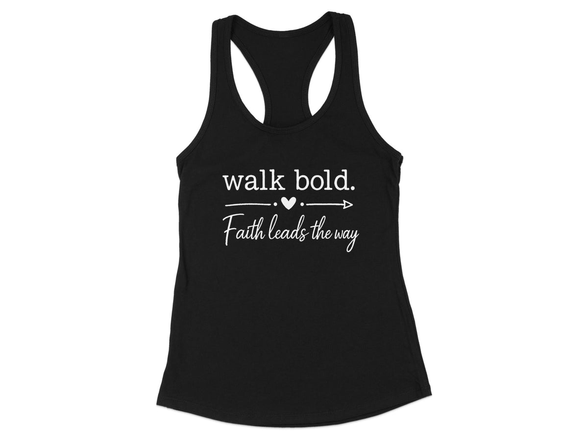 Faith Leads The Way Racerback Tank