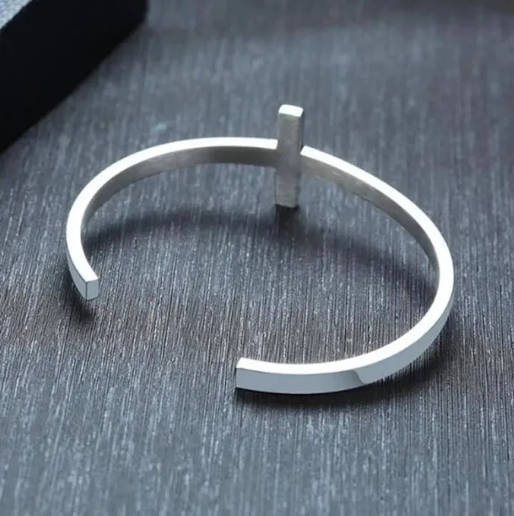 Adjustable Cross Bangle