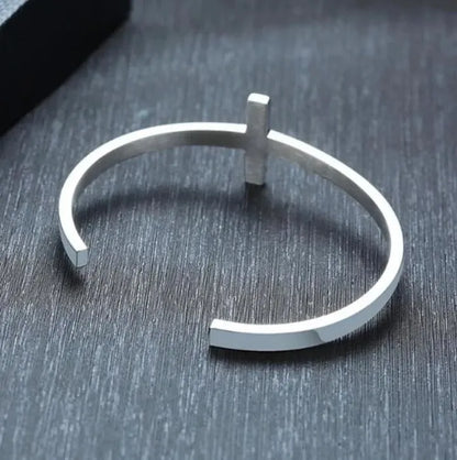 Adjustable Cross Bangle