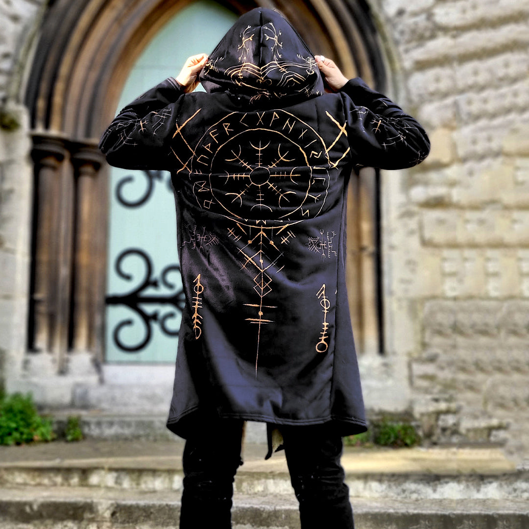 Helm Of Awe Cloak Fleece-Lined Hooded Coat
