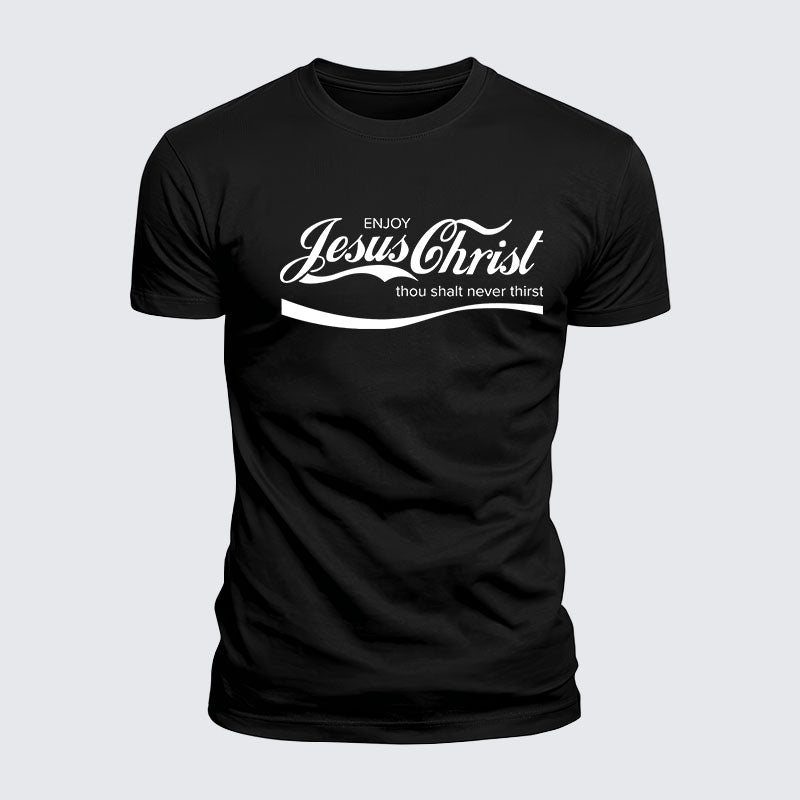 Luxe Mercerized Cotton Tee - Enjoy Jesus