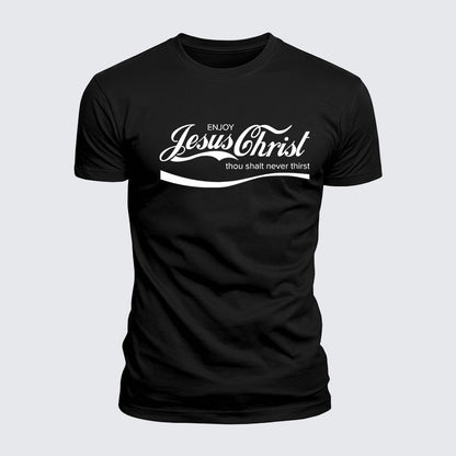 Luxe Mercerized Cotton Tee - Enjoy Jesus