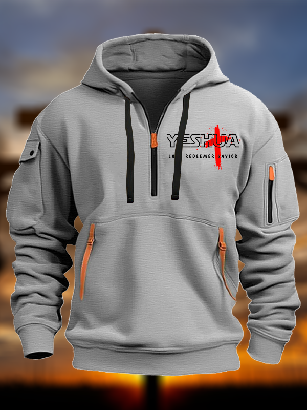 Yeshua Lord Redeemer Savior Jesus God Christian Zipper Hoodies