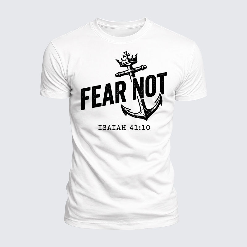 Luxe Mercerized Cotton Tee - Fear Not Isaiah 41:10